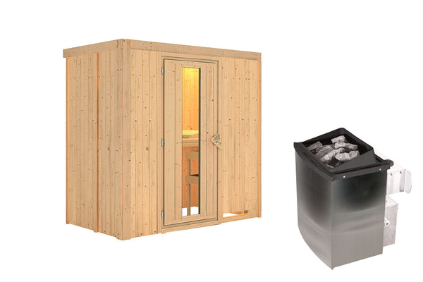 Sauna Variado Systemsauna, Fronteinstieg