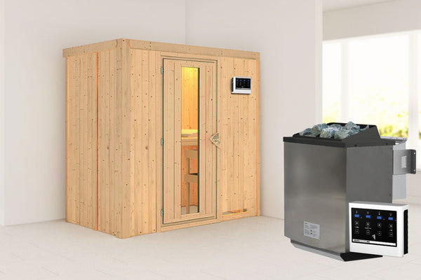 Sauna Variado Systemsauna, Fronteinstieg
