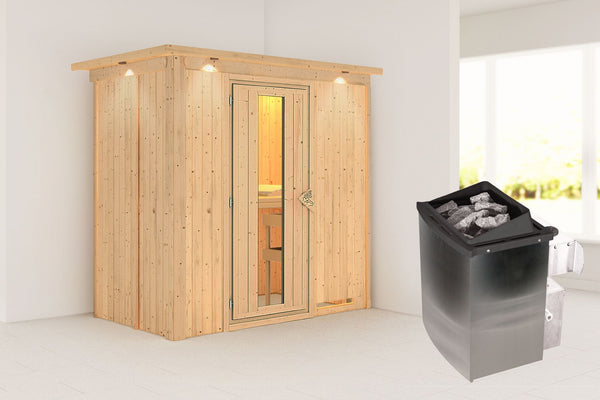 Sauna Variado Systemsauna, Fronteinstieg