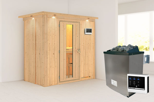 Sauna Variado Systemsauna, Fronteinstieg