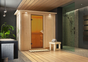 Sauna Variado Systemsauna, Fronteinstieg