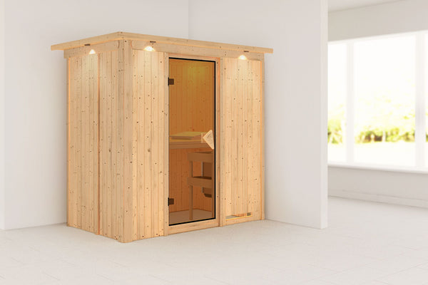 Sauna Variado Systemsauna, Fronteinstieg