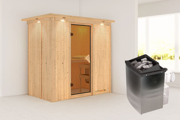 Sauna Variado Systemsauna, Fronteinstieg