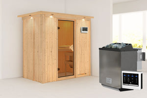 Sauna Variado Systemsauna, Fronteinstieg