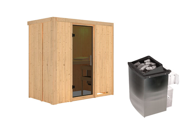 Sauna Variado Systemsauna, Fronteinstieg