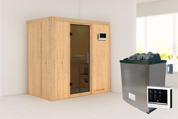 Sauna Variado Systemsauna, Fronteinstieg