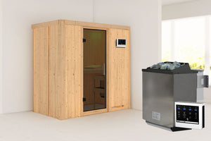 Sauna Variado Systemsauna, Fronteinstieg