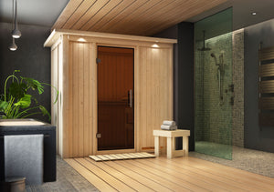 Sauna Variado Systemsauna, Fronteinstieg