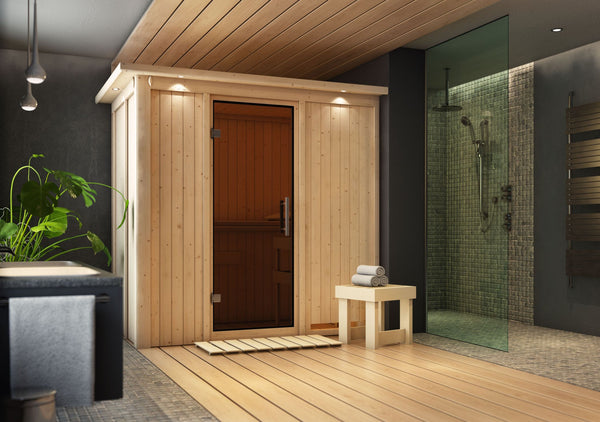 Sauna Variado Systemsauna, Fronteinstieg