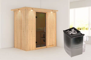 Sauna Variado Systemsauna, Fronteinstieg