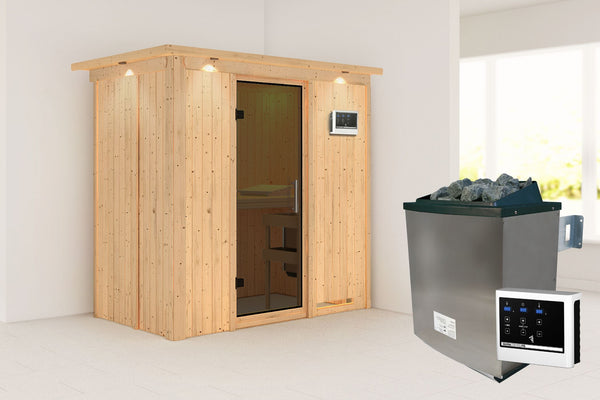 Sauna Variado Systemsauna, Fronteinstieg