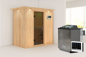 Sauna Variado Systemsauna, Fronteinstieg