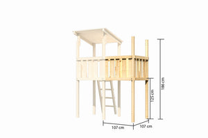 Anbau für Kinderspielhaus Lotti Kinderspielgerät, naturbelassen