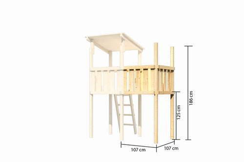 Anbau für Kinderspielhaus Lotti Kinderspielgerät, naturbelassen