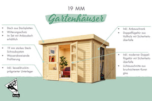 Gartenhaus Retola 3 SET Gartenhaus