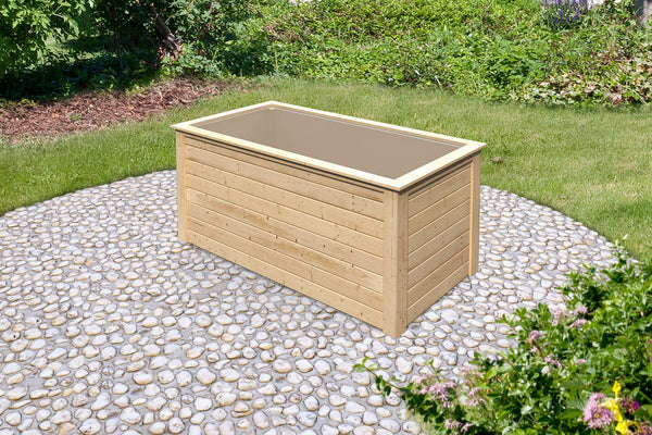 Hochbeet 1 - 28 mm naturbelassen