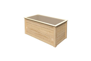 Hochbeet 1 - 28 mm naturbelassen