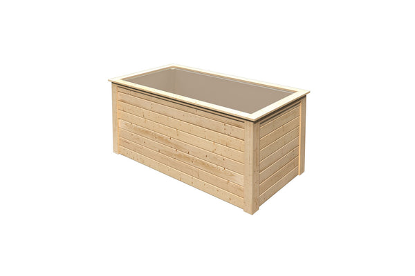 Hochbeet 1 - 28 mm naturbelassen