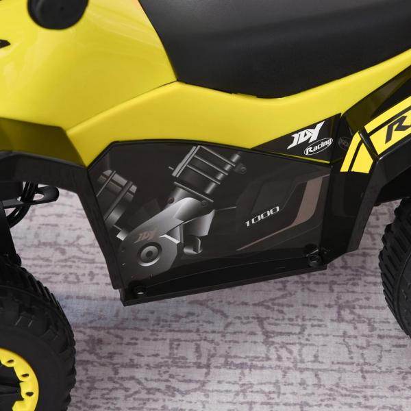 Rutschauto Kinderauto Hupe Licht Musik Kunststoff Gelb