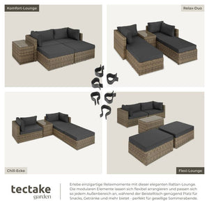 Rattan Lounge San Domino natur