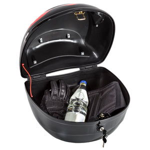 Motorradkoffer mit extragrossem Reflektor