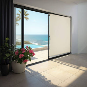 Klemmmarkise Taija beige 100 x 310 cm