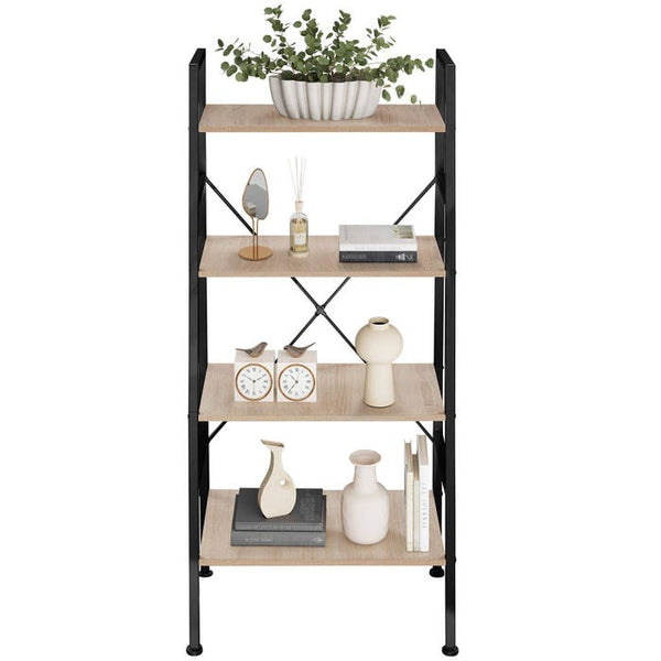 Leiterregal Newcastle 57,5 x 35,5 x 139cm - industrial hellbraun