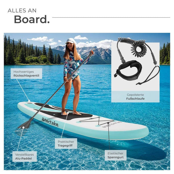 Stand-Up Paddle Board Zenon weiß/türkis