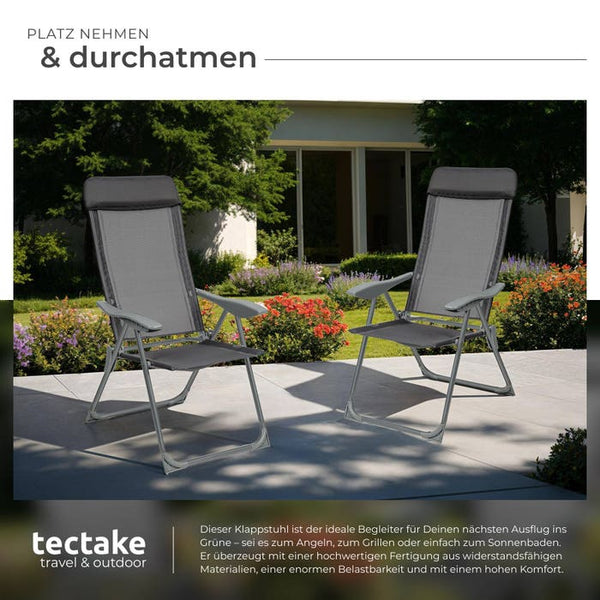 4er Set Gartenstuhl Maurine anthrazit
