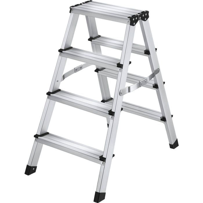 Doppelseitige Aluminium Trittleiter