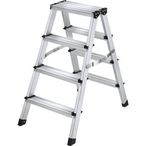 Doppelseitige Aluminium Trittleiter