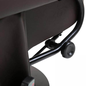 Massagesessel Relaxsessel mit Fusshocker Heizfunktion Kunstleder Braun