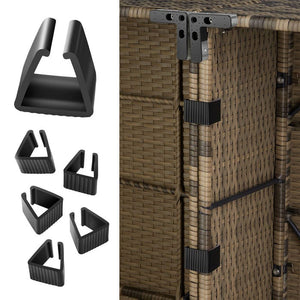 Rattan Lounge Pisa, natur
