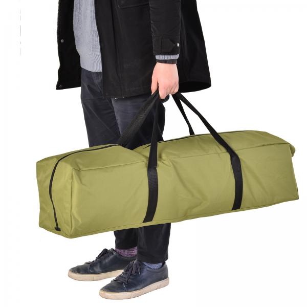 Campingbett Set mit Zelt Schlafsack Matratze 4 in 1 faltbar Dunkelgrün