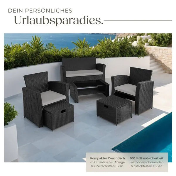 Rattan Sitzgruppe Modena