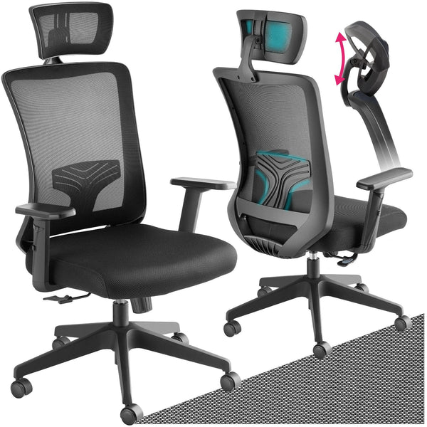 Phoibe ergonomic office chair with adjustable headrest