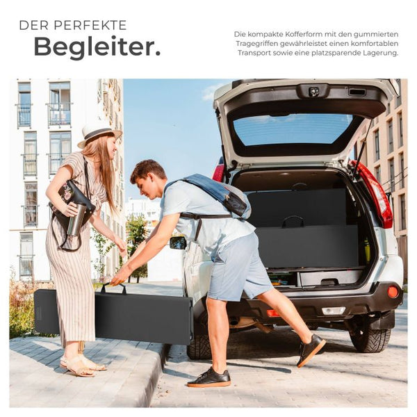 2er Set Campingklappbank Panja anthrazit