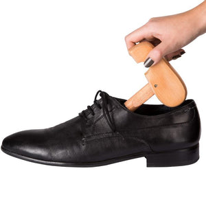 2 Paar Schuhspanner Lotusholz Grösse 46-48