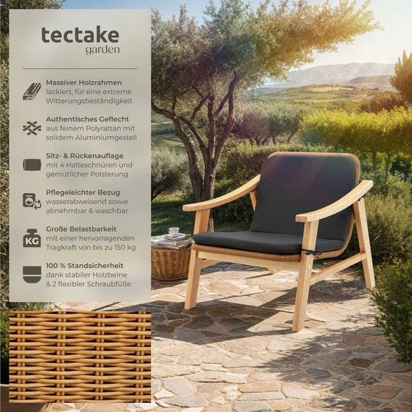Rattan Stuhl Treviso natur