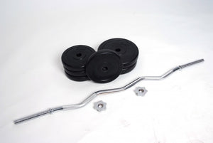 Curlstange Hantelset 25 kg