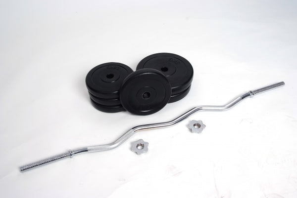 Curlstange Hantelset 25 kg