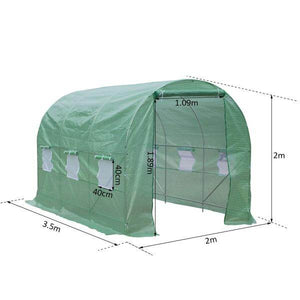 Foliengewächshaus 3,5x2x2m Tomatenhaus