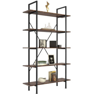 Regal Glasgow Industrial Holz dunkel, rustikal