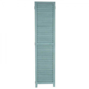 Paravent HWC-C30, Raumteiler Trennwand Sichtschutz, Shabby-Look Vintage, 170x160cm ~ grün