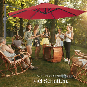 Sonnenschirm Daria weinrot