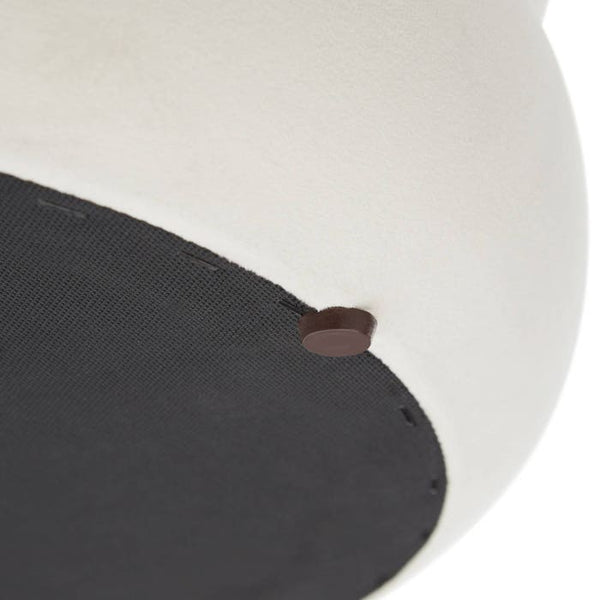 Polsterbank Altu Samtoptik creme-weiss