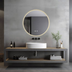 Runder LED Badezimmerspiegel Aurora 70 cm