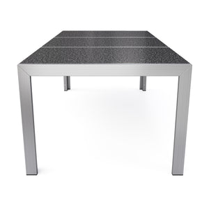 Granite table, stainless steel, 200 x 95 x 75 cm
