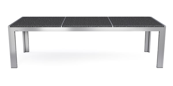 Granittisch Edelstahl 240 x 95 x 75 cm