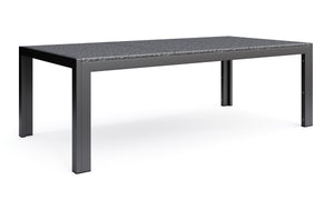Granittisch 190 x 95 x 75 schwarz